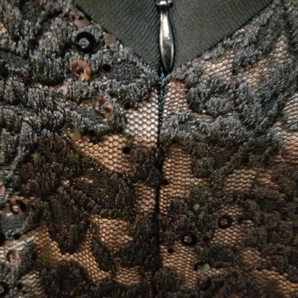 Black dress size 14 R&M Richards - Picture 3 of 9